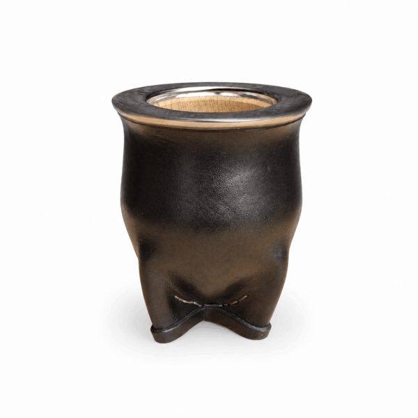 Mate Camionero Algarrobo Forrado Negro